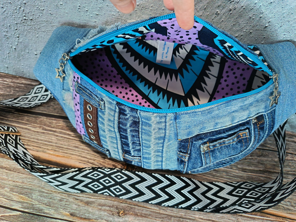 Banane Patchwork Jean Recyclé – Gorgeous