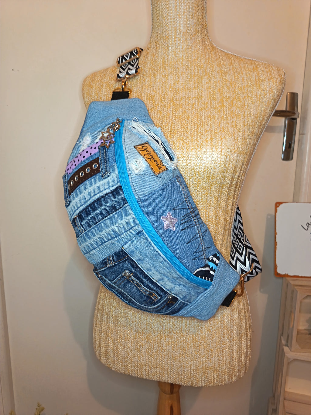 Banane Patchwork Jean Recyclé – Gorgeous