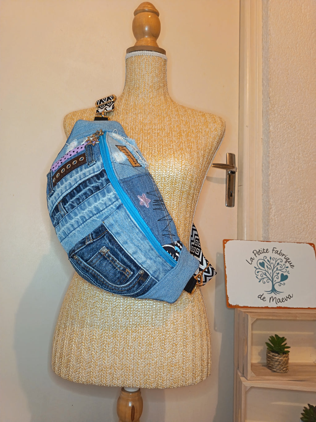 Banane Patchwork Jean Recyclé – Gorgeous